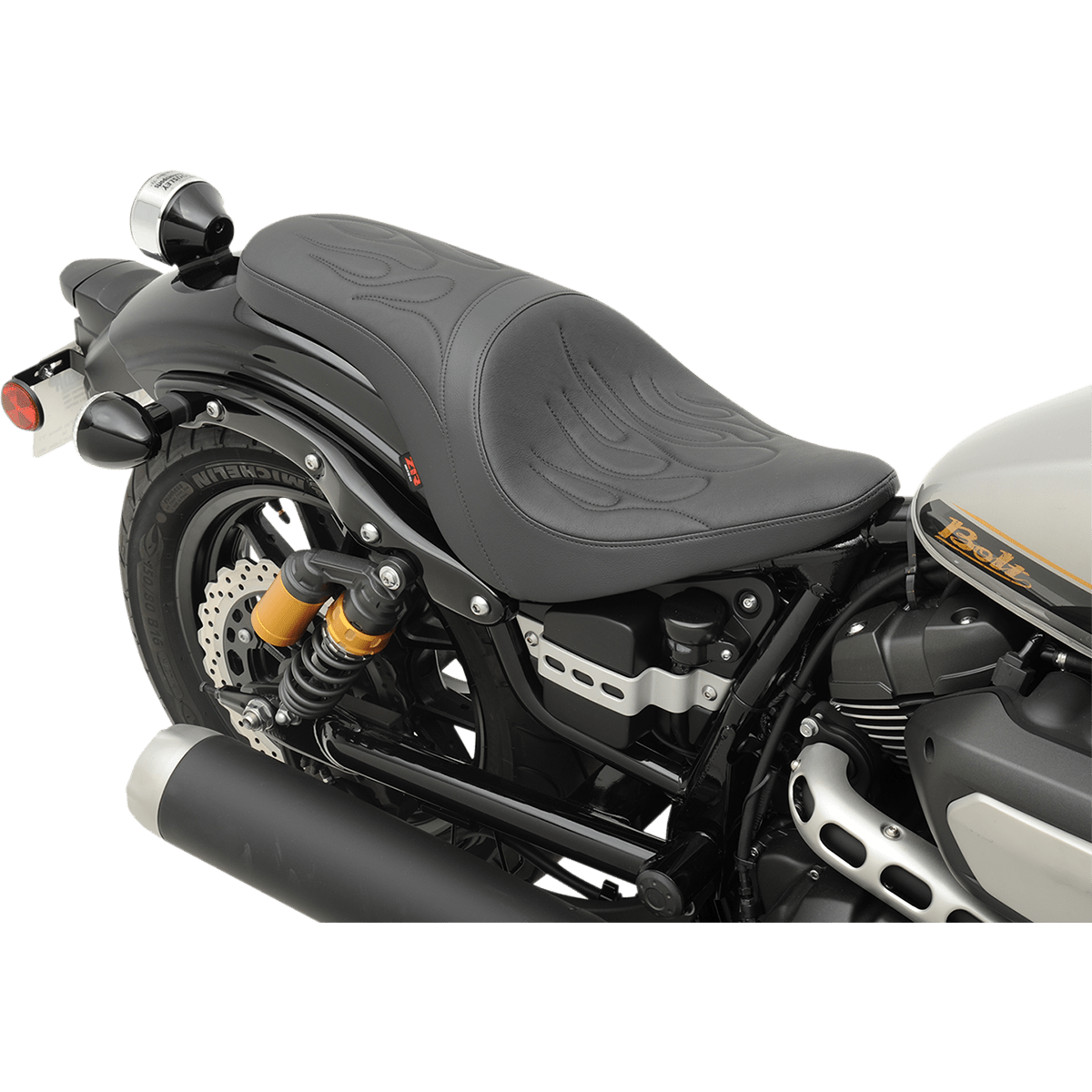 Z1R Predator Seat Flame Stitched Bolt