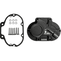 BAKER DRIVETRAIN Function-Formed™ Transmission Side Cover Mechanical Big Twin Wrinkle Black BD10603A