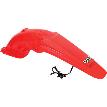 UFO Enduro Rear Fender with LED '00-'20 CR Red