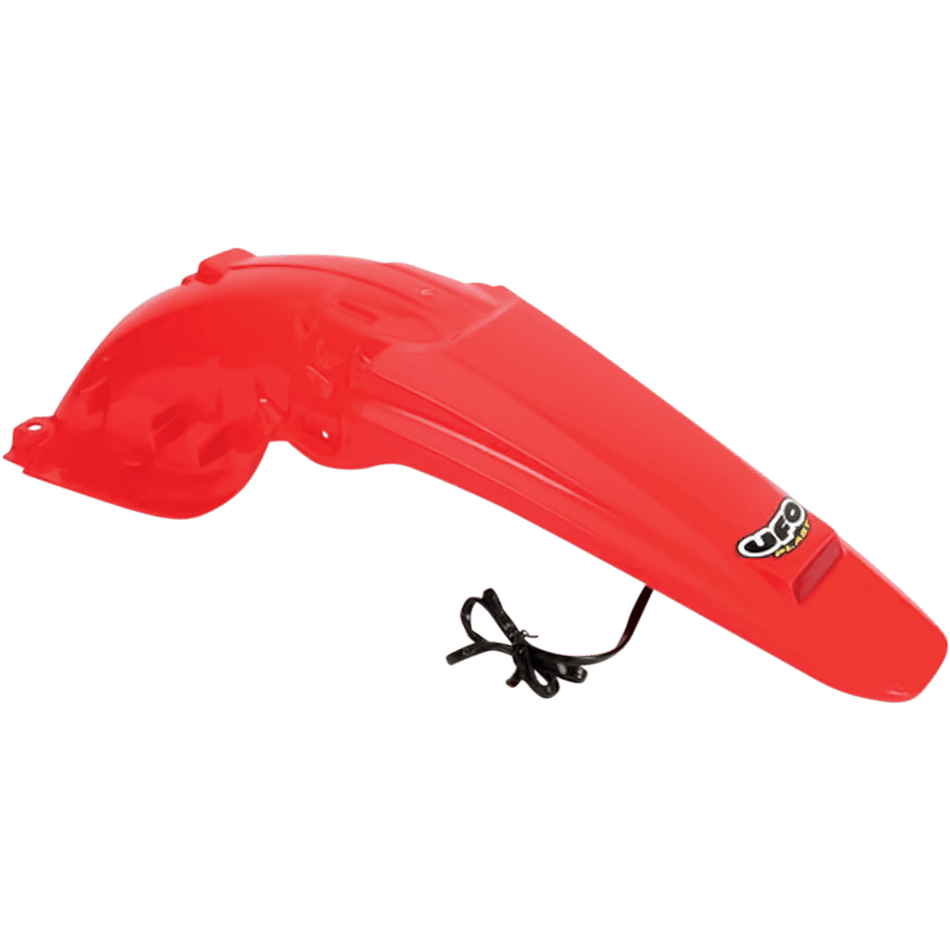 UFO Enduro Rear Fender with LED '00-'20 CR Red