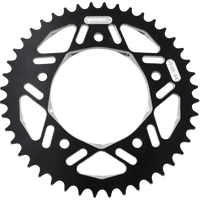 VORTEX Aluminum Sprocket Black Rear 44 Tooth