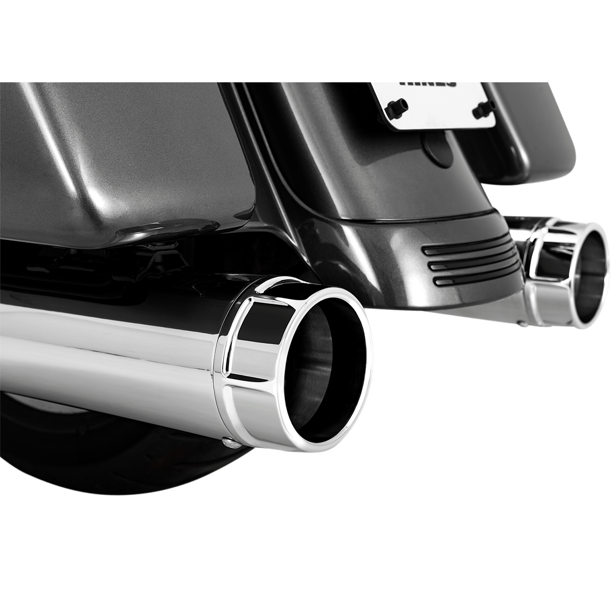 VANCE & HINES 4-1/2" Torquer Mufflers for '95-'16 FL Chrome 16673