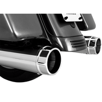 VANCE & HINES 4-1/2" Torquer Mufflers for '95-'16 FL Chrome 16673