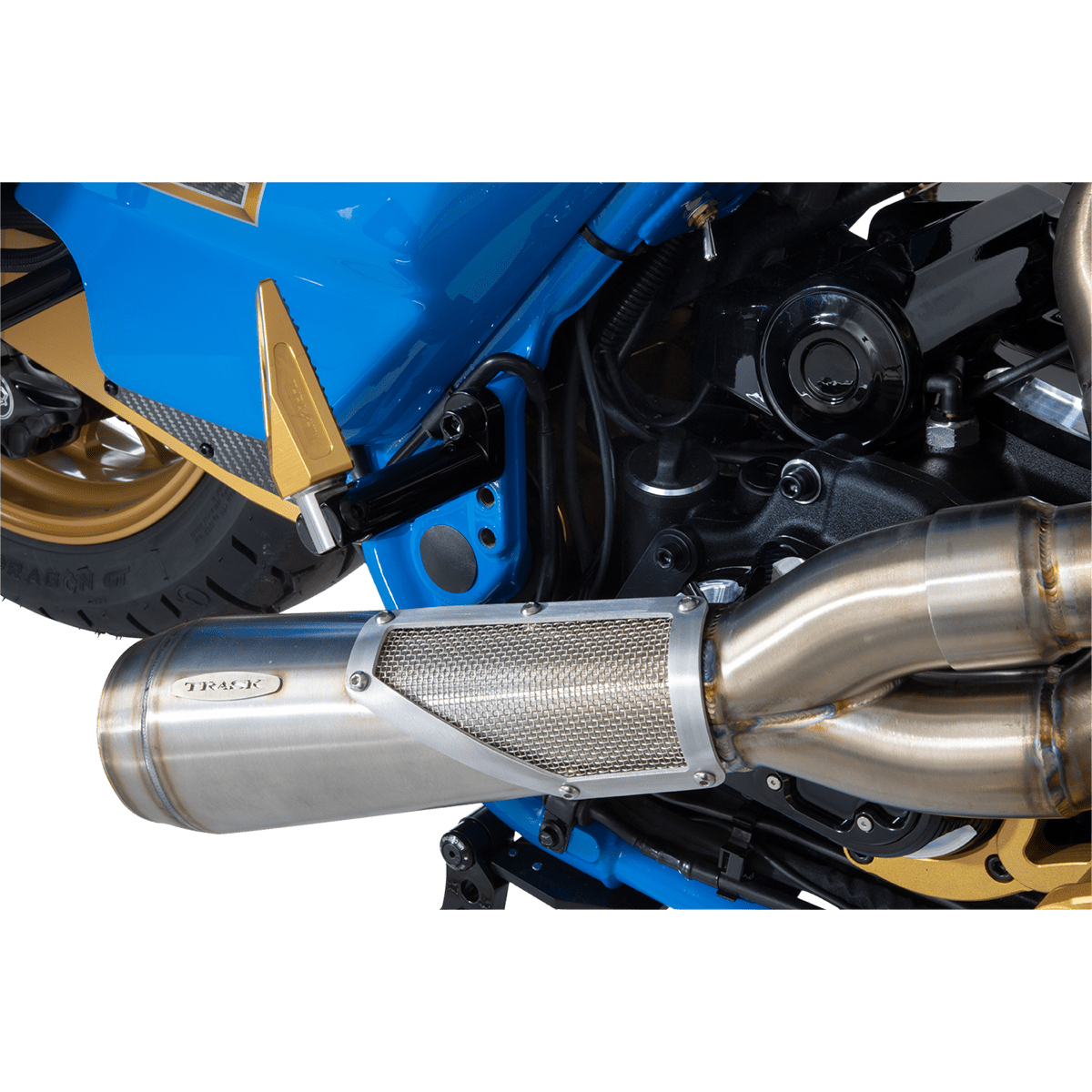 TRASK 2-into-1 Big Sexy Exhaust System Brushed Stainless Steel TM5110