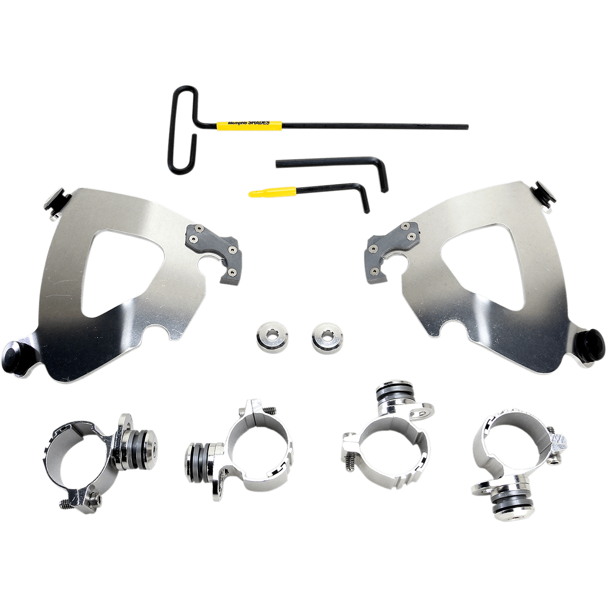 MEMPHIS SHADES Gauntlet Mounting Kit Polished XL1200 MEK2006