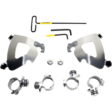 MEMPHIS SHADES Gauntlet Mounting Kit Polished XL1200 MEK2006