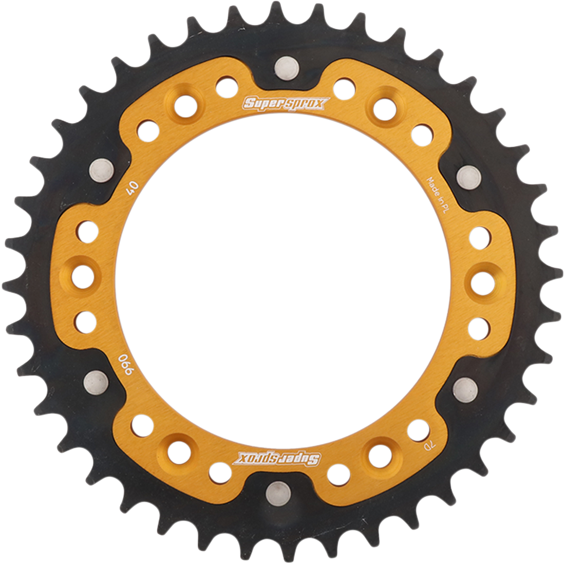 SUPERSPROX Stealth Rear Sprocket 40 Tooth Gold Husaberg/Husqvarna/KTM RST99040GLD