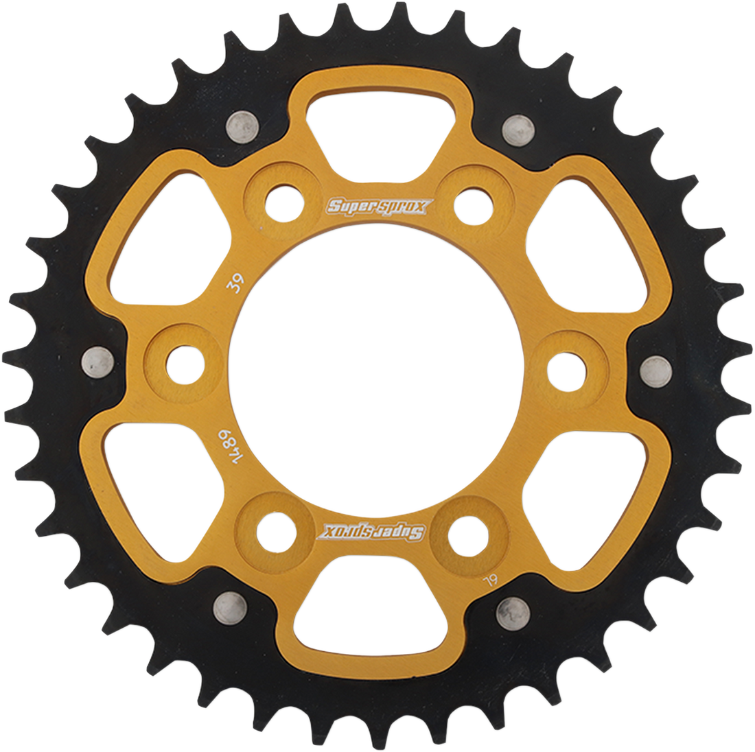 SUPERSPROX Stealth Rear Sprocket 39 Tooth Gold Kawasaki RST148939GLD