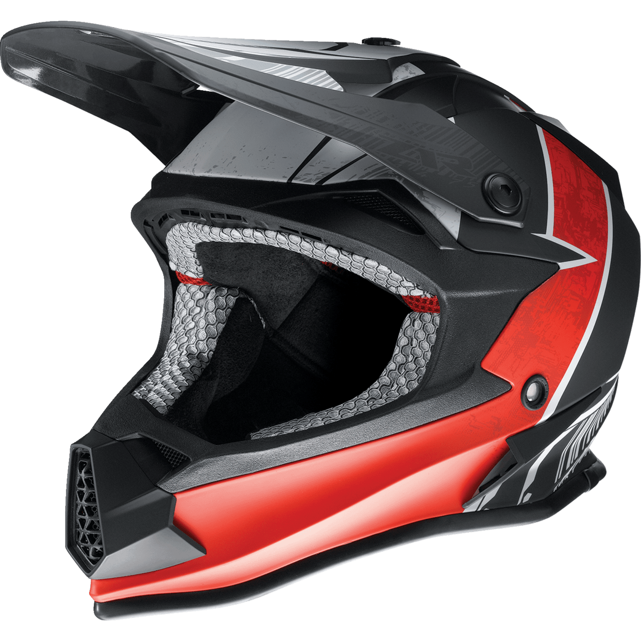 Z1R Youth F.I. Helmet Fractal MIPS® Matte Black/Red Large