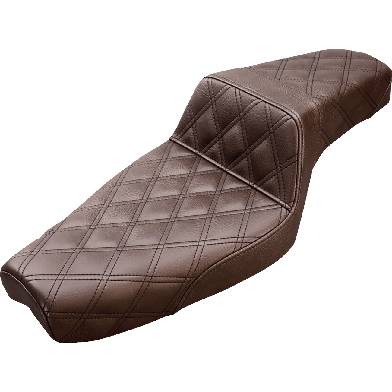 SADDLEMEN Step-Up Seat Full Lattice Stitch Brown XL 87903175BR