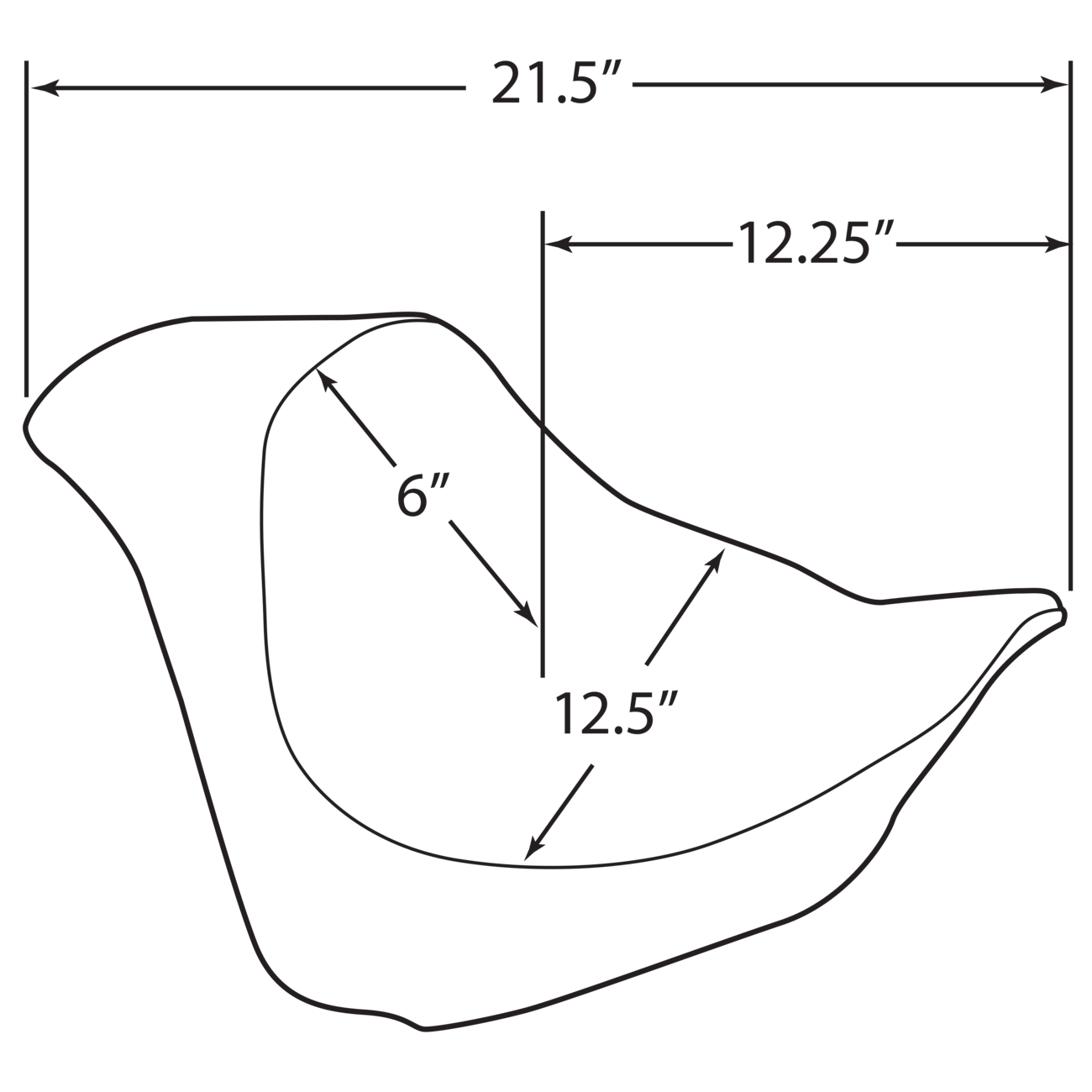 DRAG SPECIALTIES EZ-Solo Seat Smooth Vinyl FXFB/S '18-'22