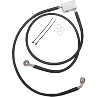 DRAG SPECIALTIES Brake Line Front Black +2" Softail '00-'03