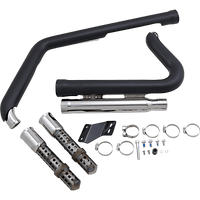 COBRA 909 Exhaust Black '12-'17 Softail 6711B