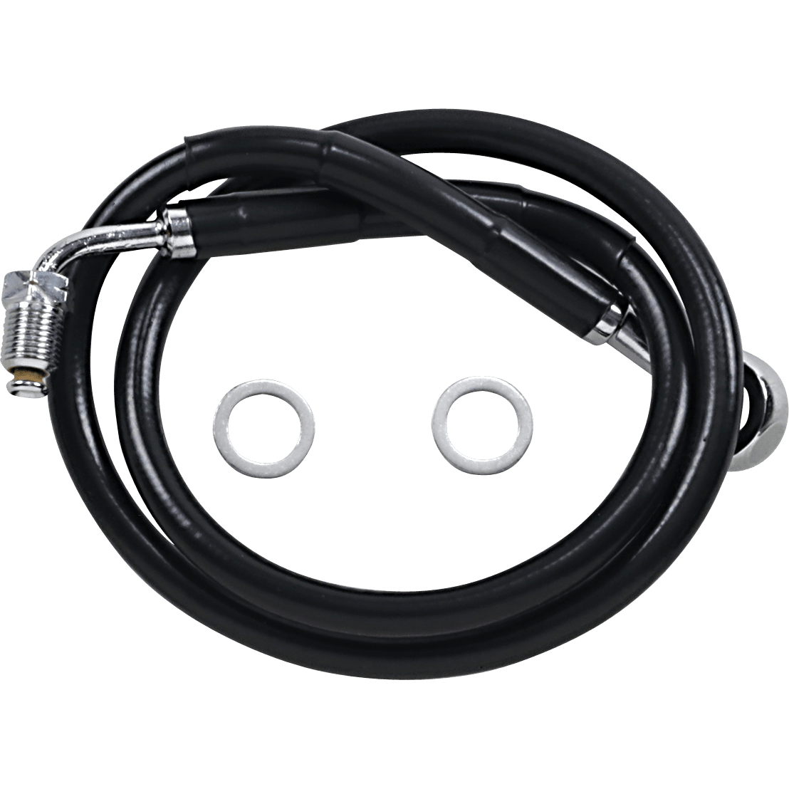 DRAG SPECIALTIES Brake Line +6" Black '18-'22 Softail