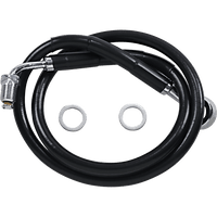 DRAG SPECIALTIES Brake Line +6" Black '18-'22 Softail