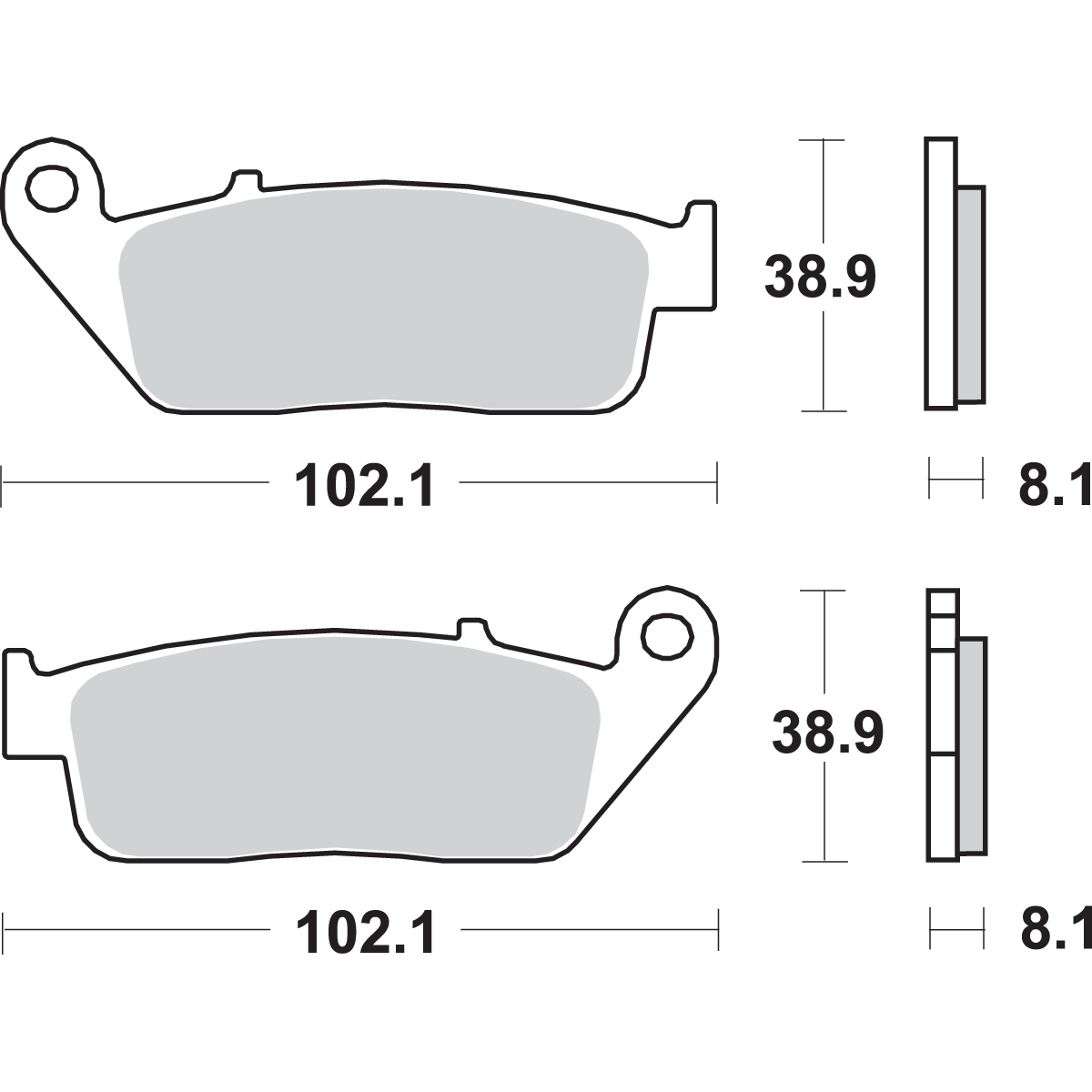 SBS HS Brake Pads 627HS