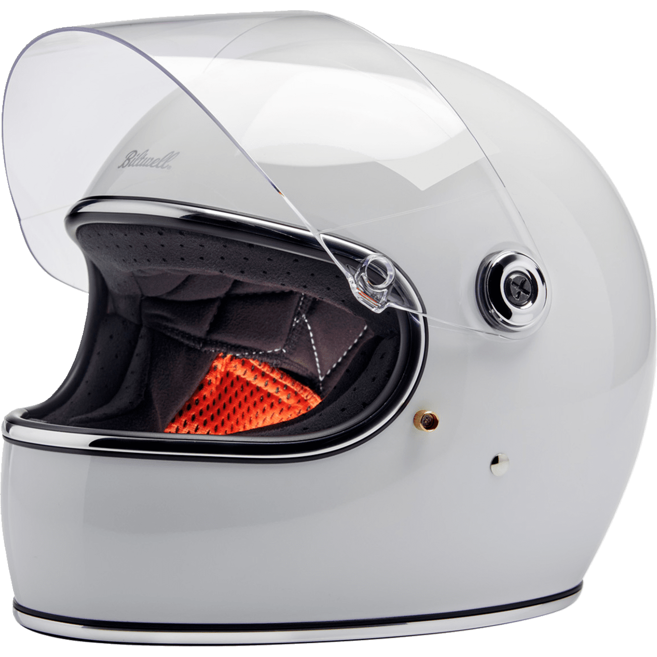 BILTWELL Gringo S Helmet Gloss White Medium 1003104503