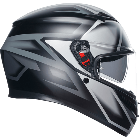 AGV K3 Helmet Compound Matte Black/Gray Small 2118381004008S