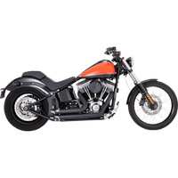 VANCE & HINES Shortshots Staggered Exhaust System Matte Black 47325