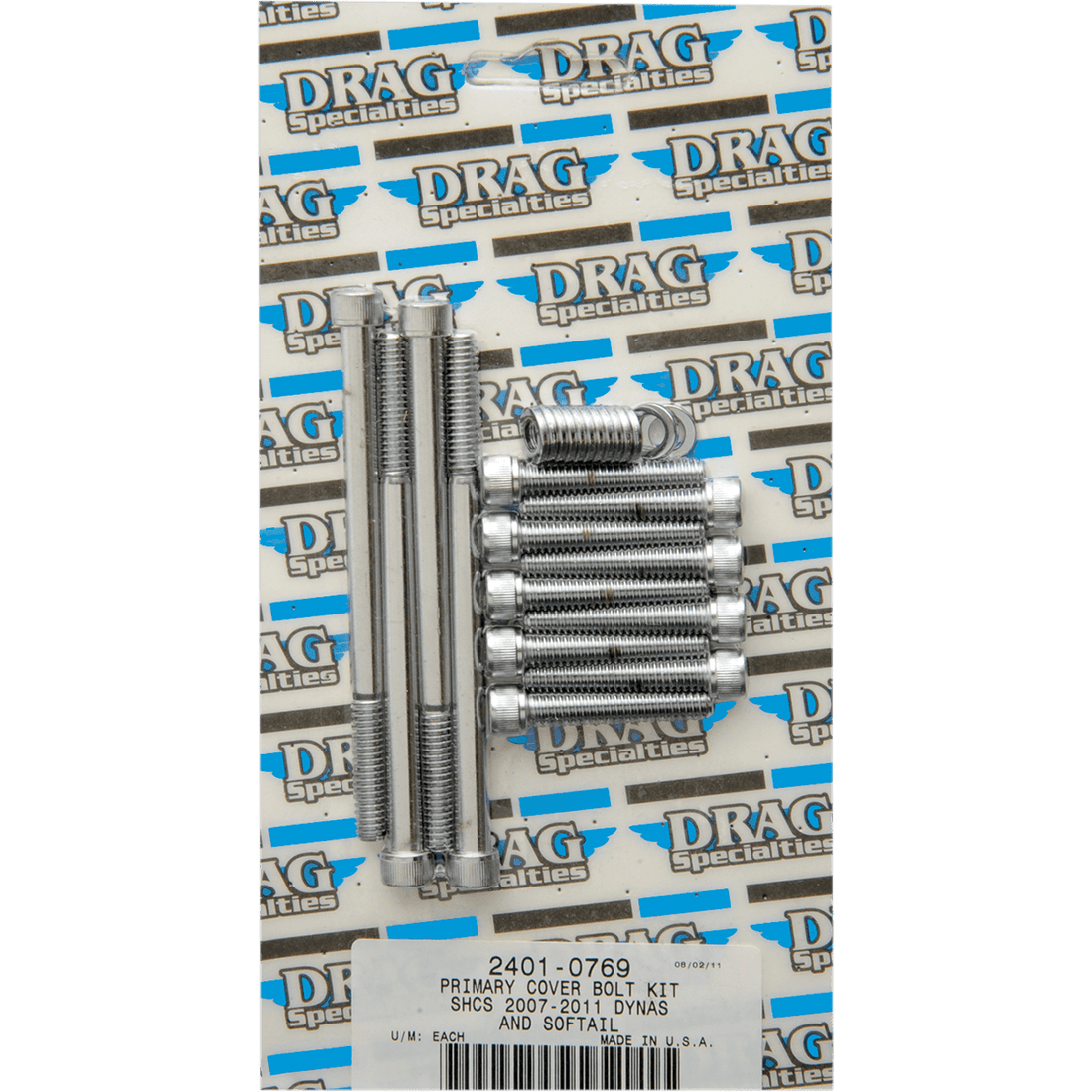 DRAG SPECIALTIES Bolt Kit Motor Knurled Softail