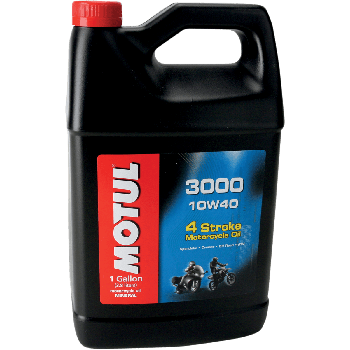 MOTUL 3000 Mineral 4T Engine Oil 10W-40 1 U.S. gal. 107693