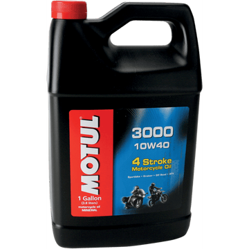 MOTUL 3000 Mineral 4T Engine Oil 10W-40 1 U.S. gal. 107693