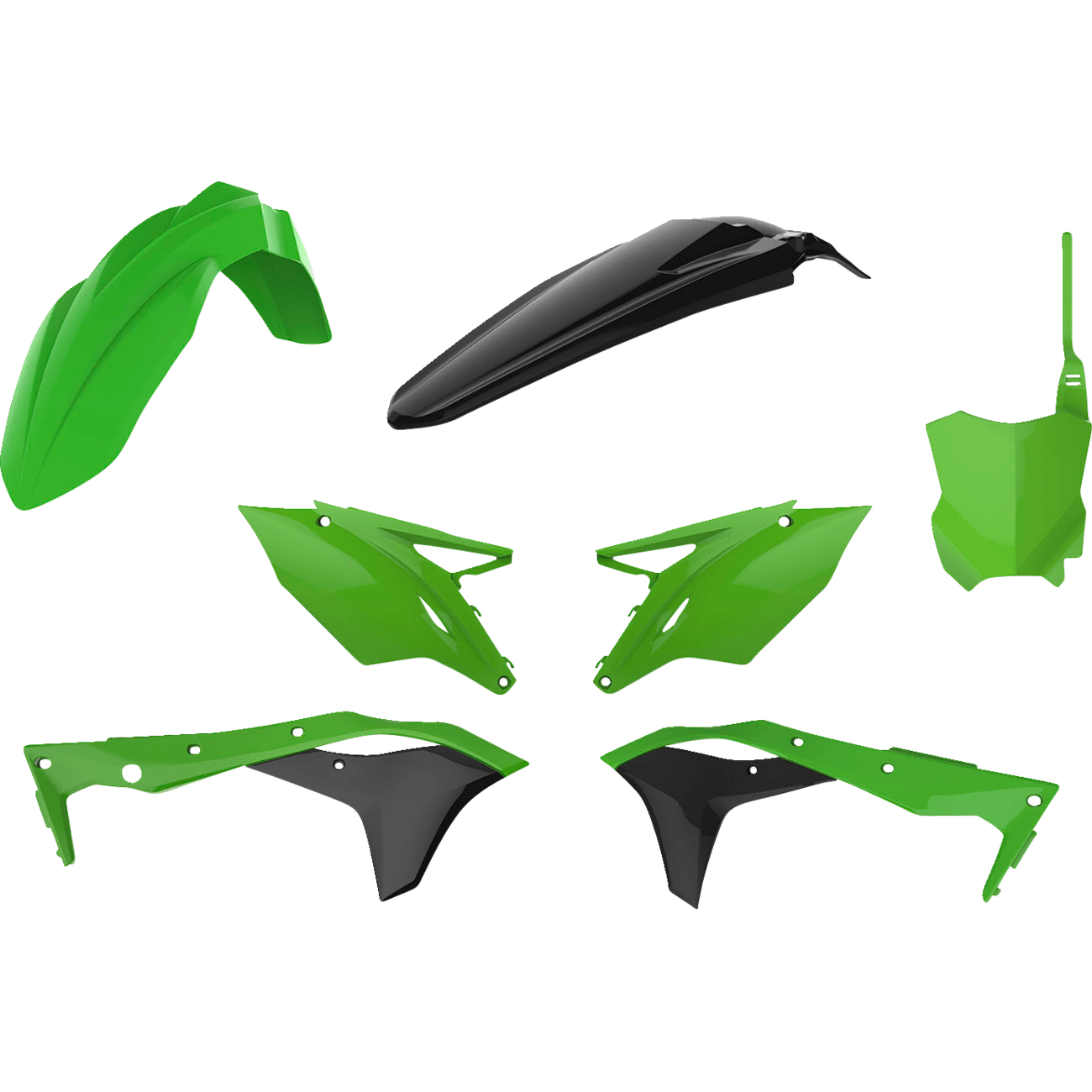 POLISPORT Body Kit Complete Green/Black KX 250F 90836