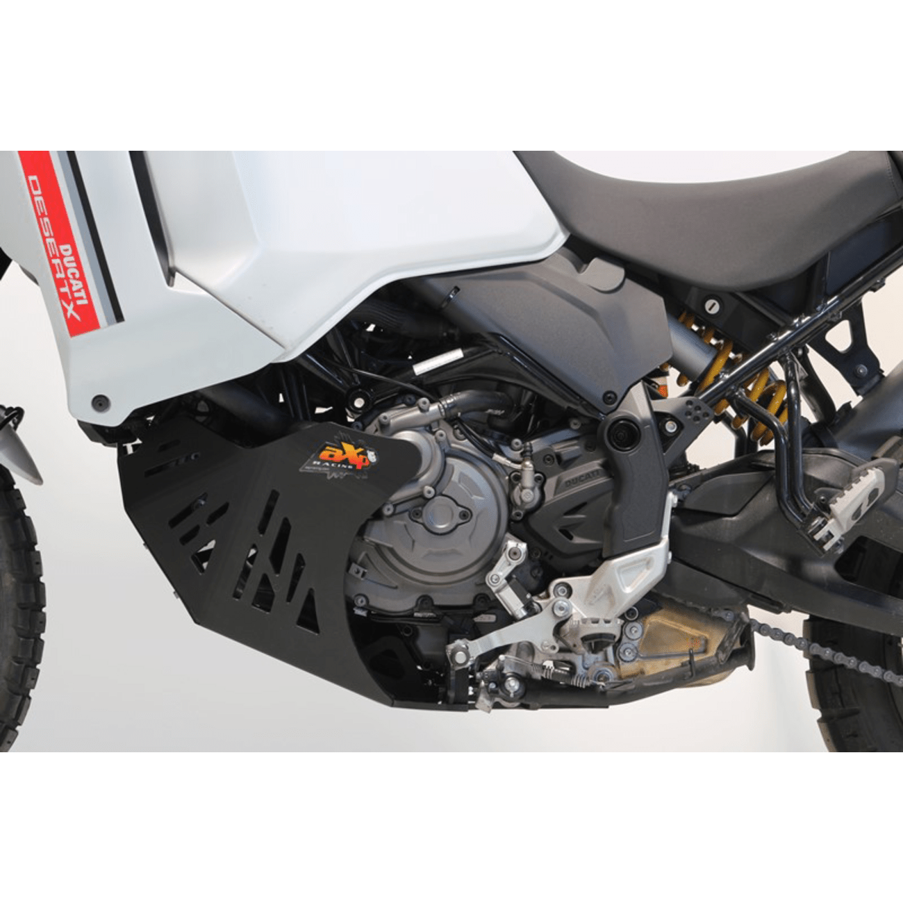 AXP RACING Adventure Skid Plate Black Ducati Desert X AX1679