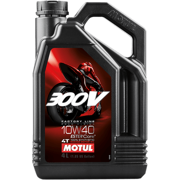 MOTUL 300V Synthetic Ester Oil 10W-40 4L 104121