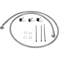 DRAG SPECIALTIES Brake Line Front (Upper) Stainless Steel