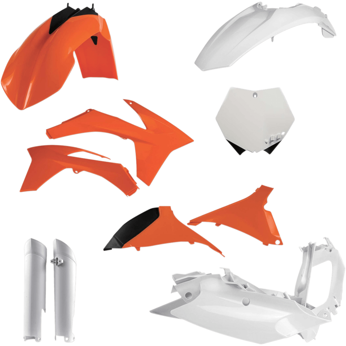 ACERBIS Full Replacement Body Kit OEM Orange/White/Black 2205283593