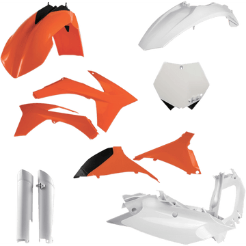 ACERBIS Full Replacement Body Kit OEM Orange/White/Black 2205283593