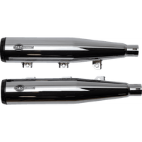 S&S CYCLE Grand National Slip-On Mufflers Chrome 50-State 4110156