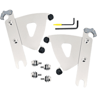 MEMPHIS SHADES Road Warrior Trigger-Lock Mounting Kit Polished FLSTF MEK2053