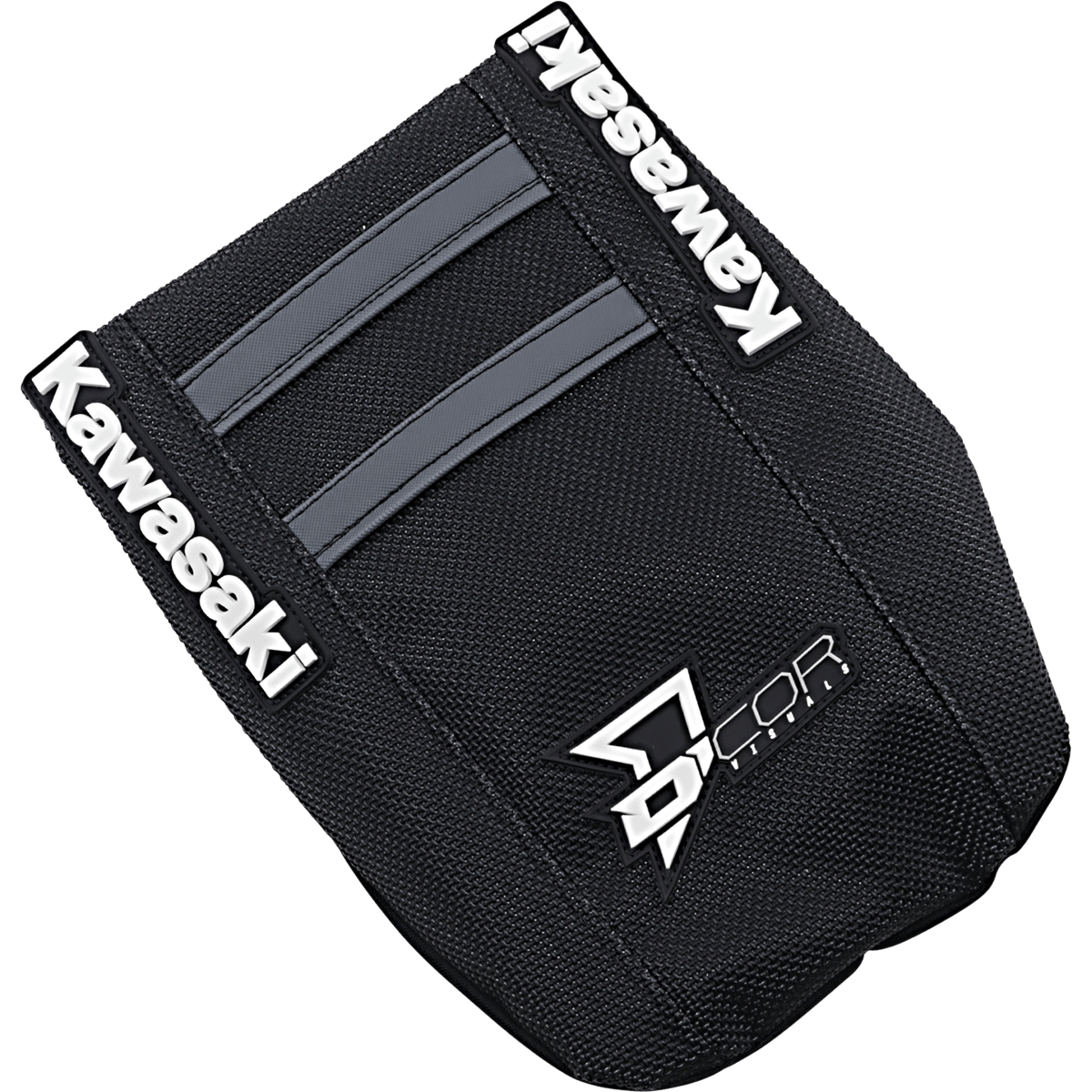 D'COR VISUALS Seat Cover Black/Gray KX '19-'24