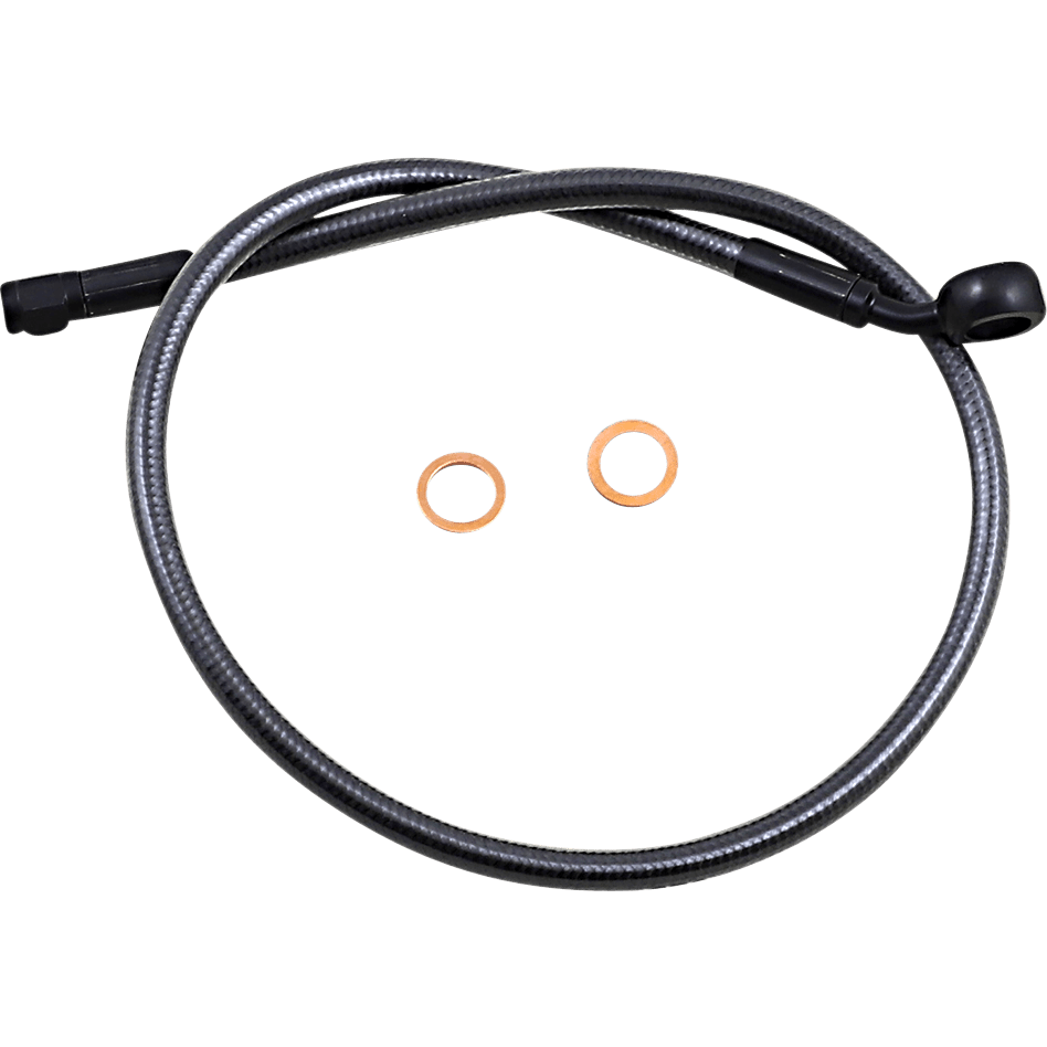 MAGNUM SHIELDING Brake Line 12mm-35° 26" Black Pearl AS478126