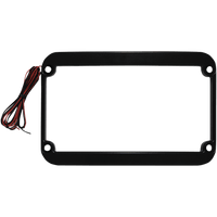 KLOCK WERKS Lighted License Plate Frame Black KWS010088B