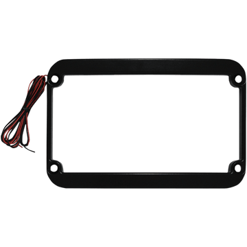 KLOCK WERKS Lighted License Plate Frame Black KWS010088B