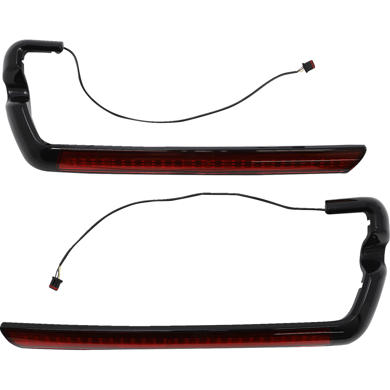 CUSTOM DYNAMICS Marker Light Saddlebag Red Black CDSBSIDERB