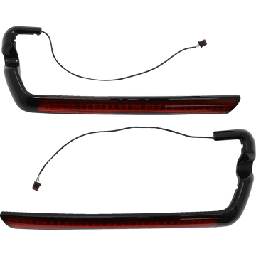 CUSTOM DYNAMICS Marker Light Saddlebag Red Black CDSBSIDERB