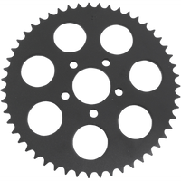 DRAG SPECIALTIES Rear Sprocket Gloss Black Flat 51 Tooth