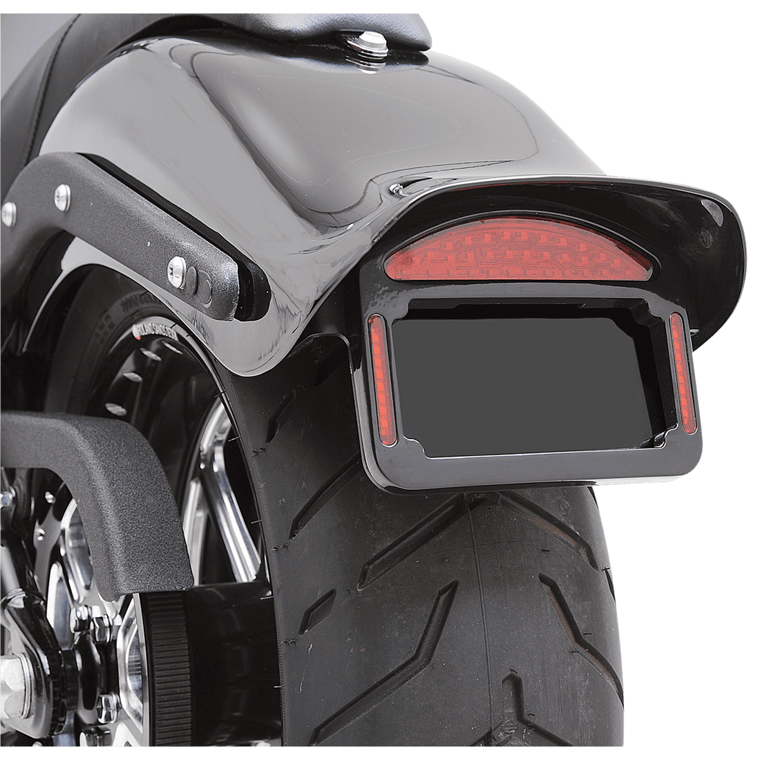 CYCLE VISIONS Taillight Eliminator '06-'10 FXST Black