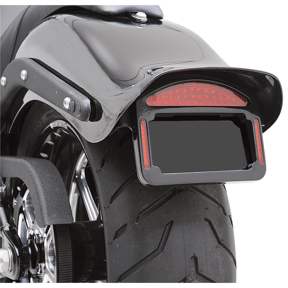 CYCLE VISIONS Taillight Eliminator '06-'10 FXST Black