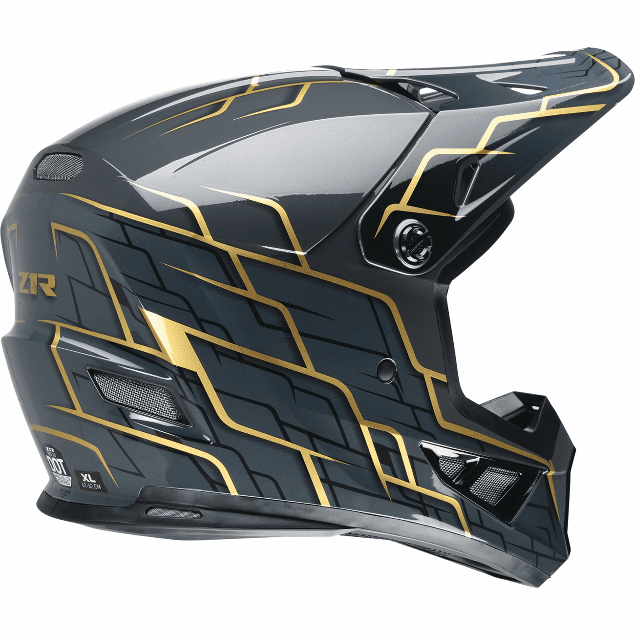 Z1R Rise 2.0 Helmet Hyacinth Black/Gold Small