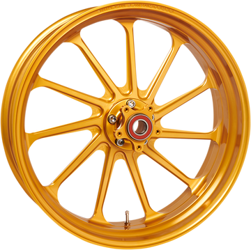 PERFORMANCE MACHINE PM Wheel Assault Front Dual Disc/without ABS Gold Ops™ 21x3.5 12027106SLAJAPG