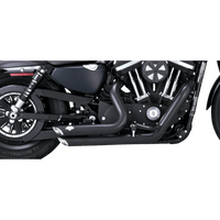 VANCE & HINES Shortshots Staggered Exhaust System Black 47329