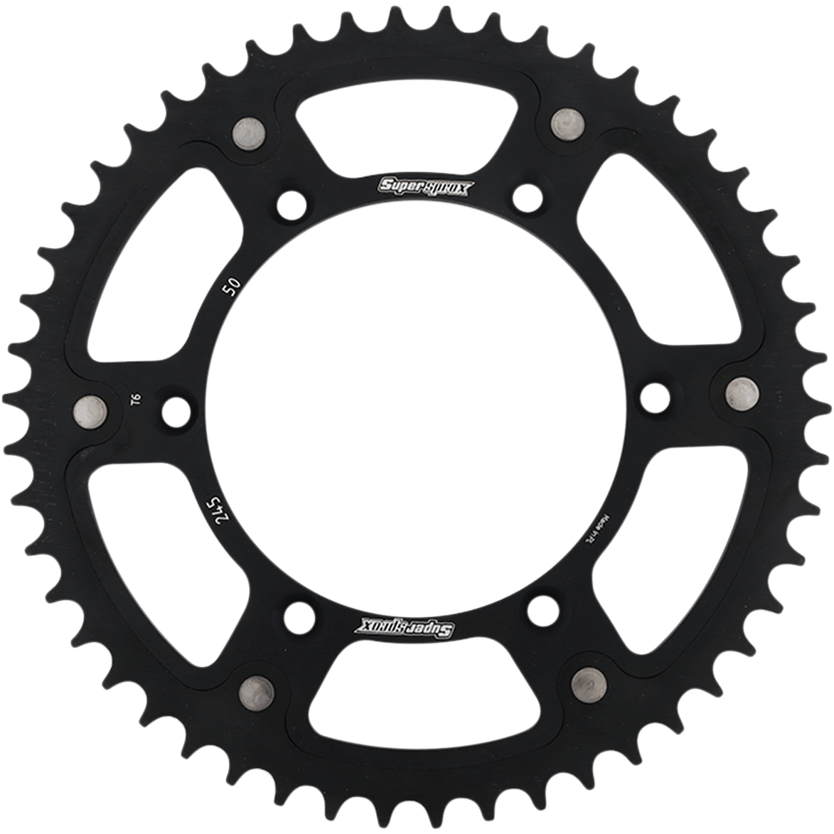 SUPERSPROX Stealth Rear Sprocket 50 Tooth Black Yamaha RST24550BLK