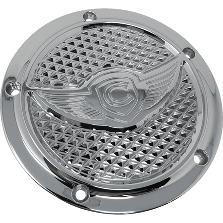 COVINGTONS Derby Cover 5-Hole Diamondback Chrome C3074C