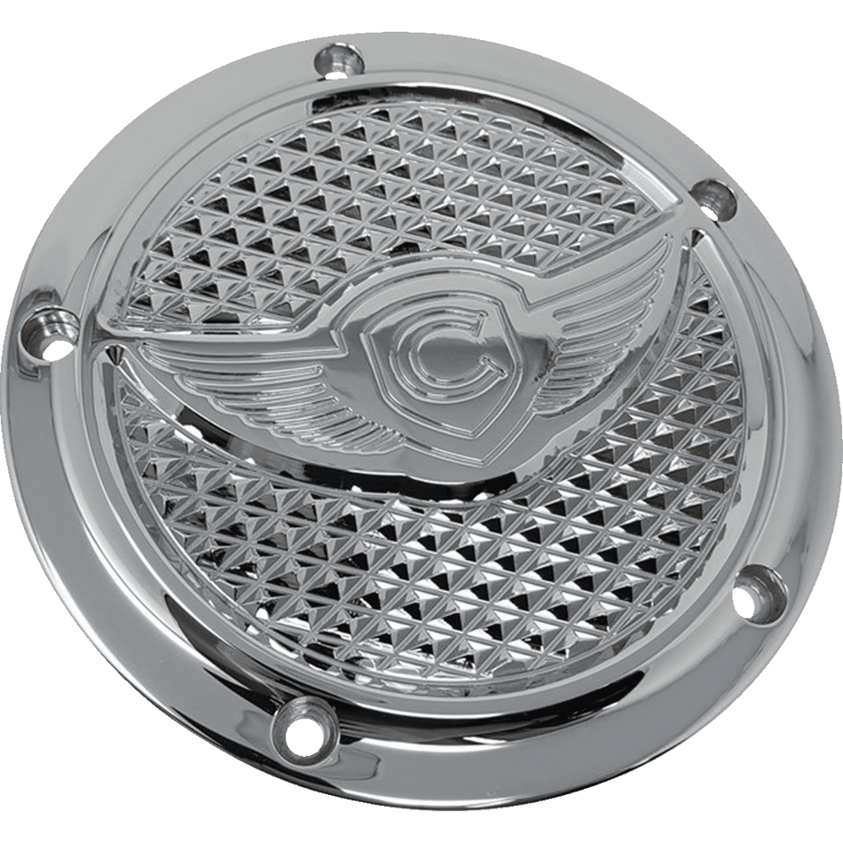 COVINGTONS Derby Cover 5-Hole Diamondback Chrome C3074C