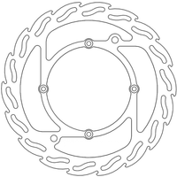 MOTO-MASTER Brake Rotor Front Flame